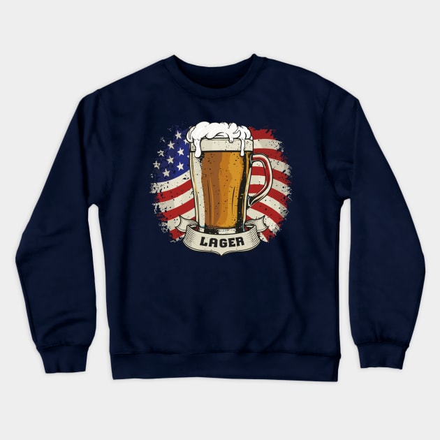 National Lager Day – December Crewneck Sweatshirt by irfankokabi